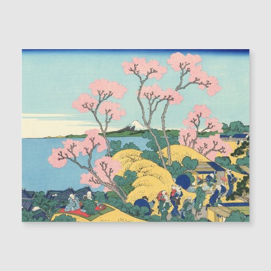 Hokusai Fuji van Gotenyama op het Hokaidō bij Shin (Voorkant)