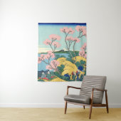 Hokusai Fuji van Gotenyama op het Hokaidō bij Shin Wandkleed (In situ)