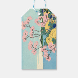 Hokusai Fuji van Gotenyama op het Hokaidō Cadeaulabel