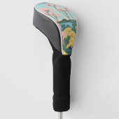 Hokusai Fuji van Gotenyama op het Hokaidō Golfheadcover (Schuin)