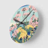 Hokusai Fuji van Gotenyama op het Hokaidō Ronde Klok (Hoek)