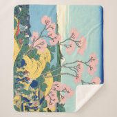 Hokusai Fuji van Gotenyama op het Hokaidō Sherpa Deken (Voorkant)