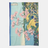 Hokusai Fuji van Gotenyama op het Hokaidō Theedoek (Verticaal)