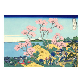 Hokusai Fuji vanaf Gotenyama op de Tōkaidō bij Shi Foto Afdruk