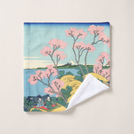 Hokusai Fuji vanaf Gotenyama op de Tōkaidō     Washandje