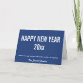 Hokusai - Gelukkig Nieuwjaar / De Grote Golf Feestdagen Kaart (Achterkant)