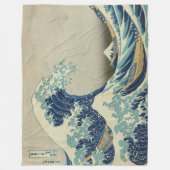 Hokusai: Geweldige golf van Kanagawa Fleece Blanke Deken (Voorkant)