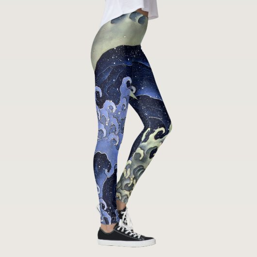 Hokusai Golf 1 Leggings (Rechts)