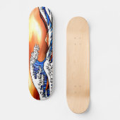 Hokusai-golf Persoonlijk Skateboard (Voorkant)
