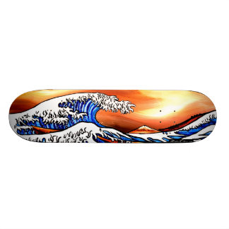 Hokusai-golf Persoonlijk Skateboard