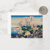 Hokusai - Goten-Yama-Heuvel Notitiekaartje (Voorkant / Achterkant in situ)