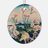 Hokusai - Goten-Yama-Hill Keramisch Ornament (Links)