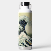 Hokusai Great Wave geïsoleerde fles