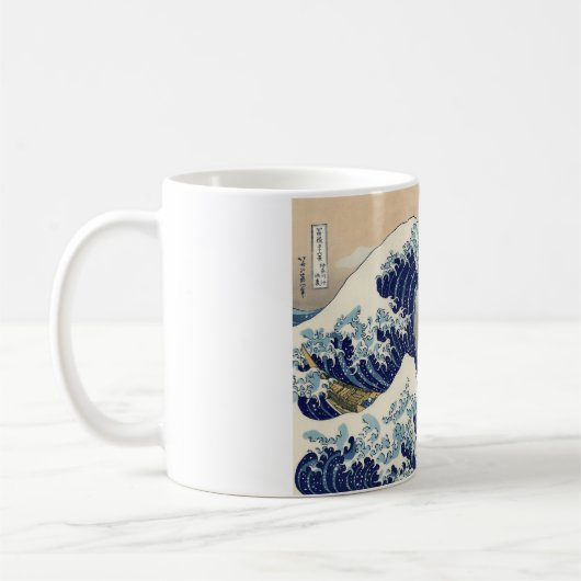 HOKUSAI Great Wave Koffiemok (Links)