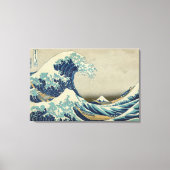 Hokusai Great Wave off Kanagawa  GalleryHD Canvas Afdruk (Voorkant)
