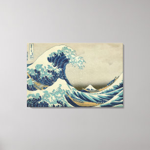 Hokusai Great Wave off Kanagawa  GalleryHD Canvas Afdruk