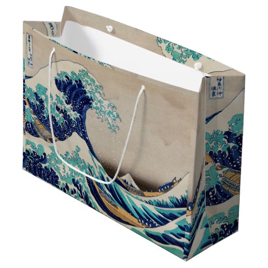 Hokusai Great Wave off Kanagawa.  japan kunst Groot Cadeauzakje (Voorkant Gekanteld)