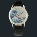 Hokusai Great Wave off Kanagawa.  japan kunst Horloge<br><div class="desc">Katsushika Hokusai "The Great Wave off Kanagawa" horloge.  japan illustratie.</div>