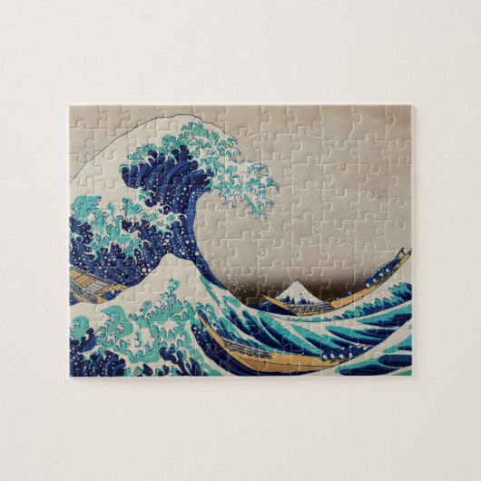 Hokusai Great Wave off Kanagawa.  japan kunst Legpuzzel (Horizontaal)