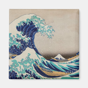 Hokusai Great Wave off Kanagawa.  japan kunst Magneet