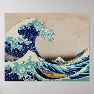 Hokusai Great Wave off Kanagawa.  japan kunst Poster