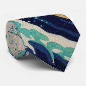 Hokusai Great Wave off Kanagawa.  japan kunst Stropdas (Opgerold)