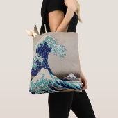 Hokusai Great Wave off Kanagawa. japan kunst Tote Bag (Dichtbij)