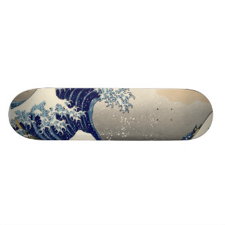 Hokusai Great Wave Off Kanagawa Katsushika Tsunami Persoonlijk Skateboard