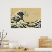 Hokusai Great Wave Off Kanagawa Poster (Keuken)
