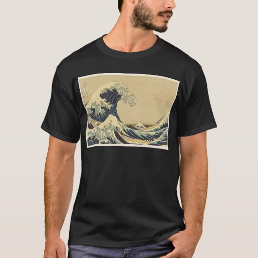Hokusai Great Wave Off Kanagawa T-shirt (Voorkant)