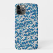 Hokusai Great Wave Pattern Nautische Blauwe Oceaan Case-Mate iPhone Case (Achterkant)