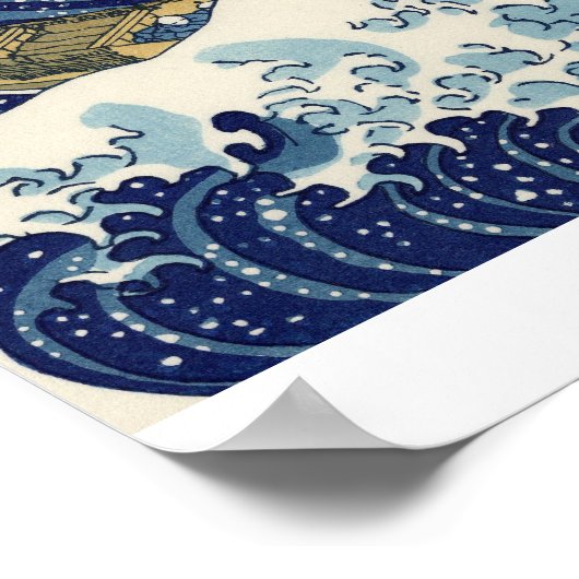 HOKUSAI Great Wave Poster (Hoek)