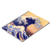 Hokusai grote golf notitieboek (Linkerzijde)