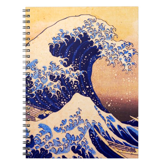 Hokusai grote golf notitieboek (Voorkant)