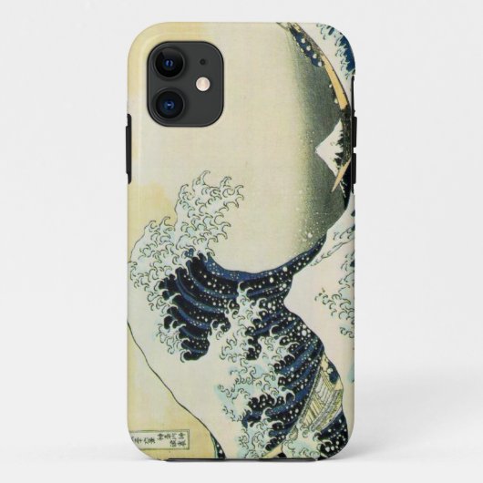 Hokusai Grote Golf van Kanagaw iPhone Case (Achterkant)