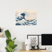Hokusai Grote Golf van Kanagawa Schilderkunst Prin Poster (Thuiskantoor)