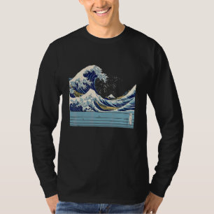Hokusai Grote Golf Vintage Japanse Kunst T-shirt