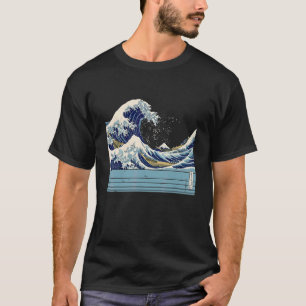 Hokusai Grote Golf Vintage Japanse Kunst T-shirt