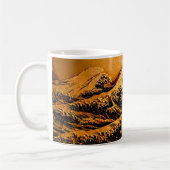 Hokusai "Grote Golf" Zonsondergang Mok | 11oz Japa (Links)