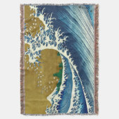 Hokusai Grote Golfpatroon: Japanse Ukiyo-e Kunst Deken (Voorkant Verticaal)