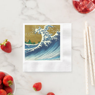 Hokusai Grote Golfpatroon: Japanse Ukiyo-e Kunst Servet