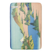 Hokusai Hakone Lake in de provincie Sagami Badmat (Voorkant Verticaal)