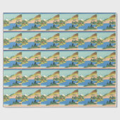 Hokusai Hakone Lake in de provincie Sagami Cadeaupapier (Vlak)