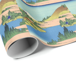 Hokusai Hakone Lake in de provincie Sagami Cadeaupapier