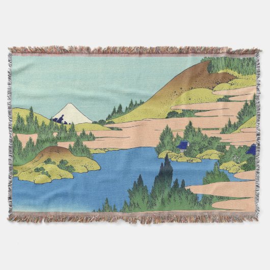 Hokusai Hakone Lake in de provincie Sagami Deken (Voorkant)