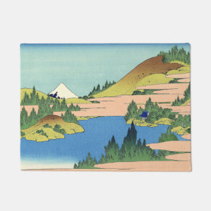 Hokusai Hakone Lake in de provincie Sagami Deurmat