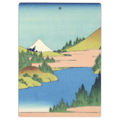 Hokusai Hakone Lake in de provincie Sagami Klembord (Achterkant)