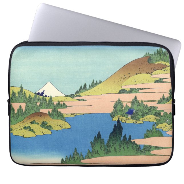 Hokusai Hakone Lake in de provincie Sagami Laptop Sleeve (Voorkant)