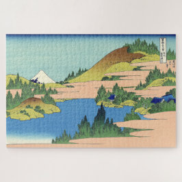 Hokusai Hakone Lake in de provincie Sagami Legpuzzel