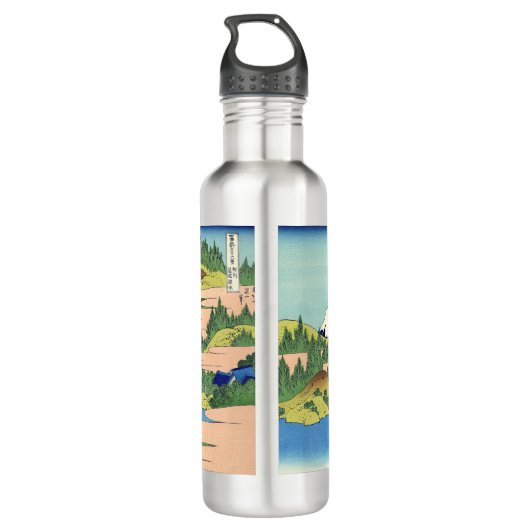 Hokusai Hakone Lake in de provincie Sagami Waterfles (Achterkant)